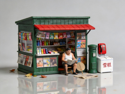 Corner Kiosk — Papers & Memories